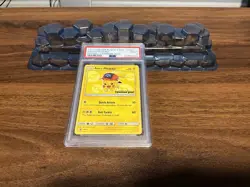 PSA 9 Ash's Pikachu SM111 Black Star Promo Pokemon Card 2017 I Choose You! Mint - Image 1