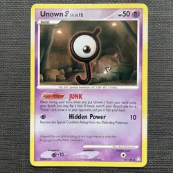 Unown J 76/146 | Regular Uncommon Pokemon Card TCG | D&P Legends Awakened 2008 - Image 1