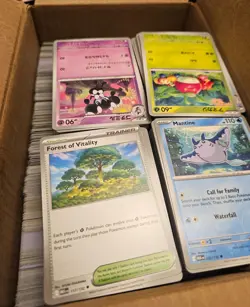 Pokemon TCG Bulk commons/Uncommons 2000+ cards (Mixed Languages) Streamer Lot! - Image 1