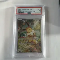 Eevee 173 Sv: Scarlet & Violet Promo Cards Holo PSA 7 - Image 1