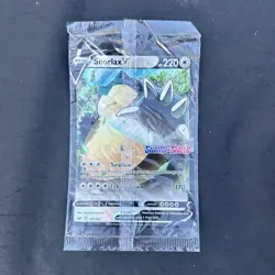 Snorlax V 141/202 Jumbo Oversized Promo Card - Pokemon Sword & Shield (Sealed) - Image 1