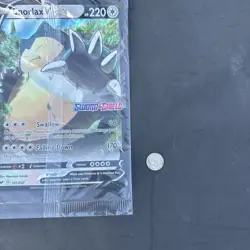 Snorlax V 141/202 Jumbo Oversized Promo Card - Pokemon Sword & Shield (Sealed) - Image 3