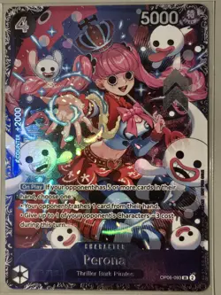 One Piece Card Game Treasure Cup Perona OP06-093 Top 16 - English *NM/SEALED* - Image 1