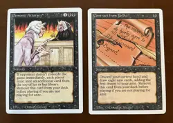 MTG Revised Edition, Demonic Attorney + Contract From Below + 3 Bonus Cards! LP - Image 1