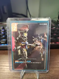 Gundam Card Game Starter Deck 6 Clan Unity Promo Command Card Close Combat... - Image 1