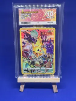 Pokemon TCG Crown Zenith Pikachu Holo Card 160/159 Ace 10 - Image 1