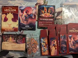 Disney Lorcana Palace Heist Jafar Scenario Deck w/ Battle Ground Cards - Image 4
