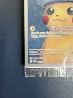 Pikachu With Grey Felt Hat 085 Promo Pokemon Van Gogh Card Sealed In Package - Image 5
