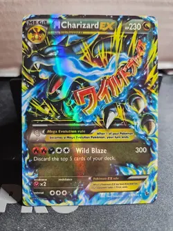 Pokemon TCG Mega M Charizard EX Flashfire Holo Ultra Rare Card 69/106 XY - Image 1