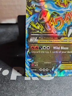 Pokemon TCG Mega M Charizard EX Flashfire Holo Ultra Rare Card 69/106 XY - Image 5