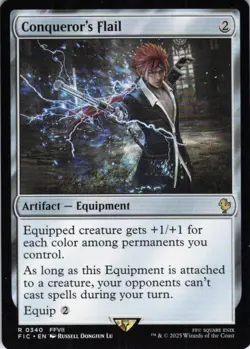 MTG Conqueror's Flail (340) | NM | Commander: Final Fantasy (FIC) - Image 1