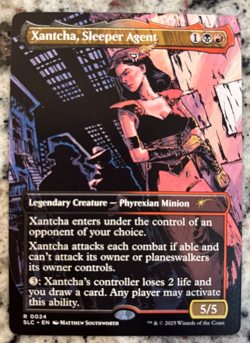MTG Secret Lair Encyclopedia of Magic the Gathering Xantcha, Sleeper Agent (b) - Image 1