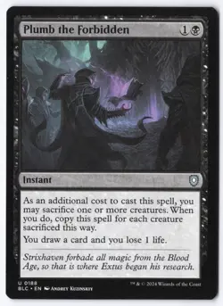 Plumb the Forbidden U Commander: Bloomburrow 188 NM - Image 1