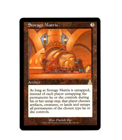 MTG Storage Matrix SP/NM- Urza's Destiny Magic the Gathering ~ Free Shipping ~ - Image 1