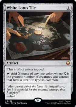 White Lotus Tile Avatar: The Last Airbender Magic MTG NM - Image 1