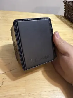 Magic The Gathering UltraPro Black Mana Symbol Deck box- Box only Good Condition - Image 3