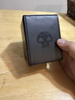 Magic The Gathering UltraPro Black Mana Symbol Deck box- Box only Good Condition - Image 4