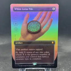 White Lotus Tile Borderless Foil Avatar The Last Airbender MTG TLA #0330 - Image 1