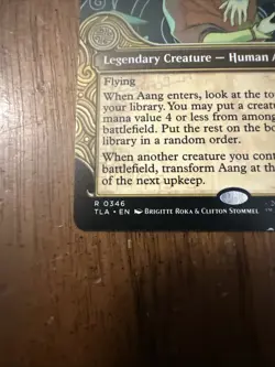MTG Aang, at the Crossroads (Showcase) - Avatar: The Last Airbender (TLA) NM - Image 2