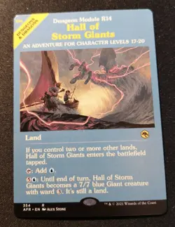 Hall Of Storm Giants - Showcase - AFR - MTG - EN - NM - 354 - Image 1