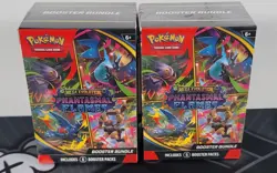Pokemon TCG Mega Evolution Phantasmal Flames Booster Bundle Lot of 2 Sealed New - Image 1