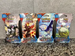 Pokemon XY Primal Clash Sleeved Booster Pack Art Set Sealed - Image 1