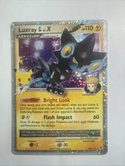 Luxray GL LV.X 109/111 Holo Celebrations Classic Collection Pokemon TCG 2009 - Image 1