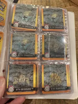 Pokemon Series 1 Sticker Collectible Album Vintage 1999 With 72 Action Flipz - Image 4