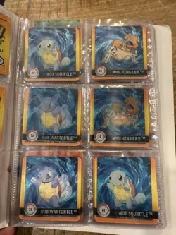 Pokemon Series 1 Sticker Collectible Album Vintage 1999 With 72 Action Flipz - Image 5