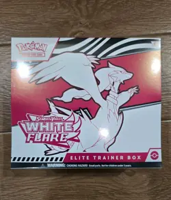 Pokemon Scarlet And Violet White Flare Elite Trainer Box ETB New Sealed - Image 1