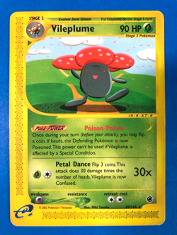 Vileplume - 69/165 - Expedition Rare Non-Holo Pokemon TCG 2002 - LP - Image 1