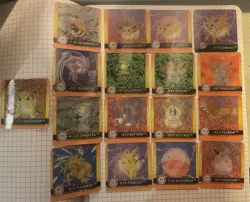 1999 Artbox Pokemon Action Flipz - 16 Premier Edition + 1 Series One - Image 1