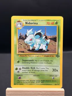 Vintage Wotc Pokemon Nidorina 1st ed Jungle 40/64 - Image 1
