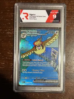 2023 Pokemon Obsidian Flames Pidgeot EX SIR 225/197 RCG 9 Free Shipping - Image 1
