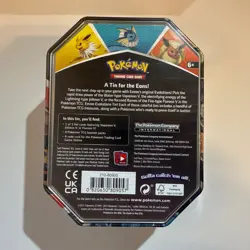 Pokemon TCG: Eevee Evolutions Tin - Flareon V - New & Sealed - Image 3