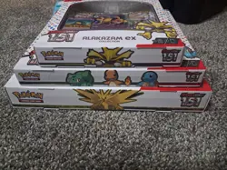 Pokemon TCG 151 Set Of 3 Collection Boxes - Poster, Alakazam, Zapdos - Image 2