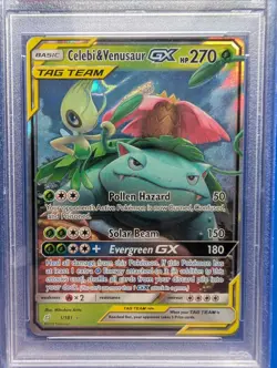 Pokemon Team Up - Celebi & Venusaur GX (1/181) PSA 10 - Image 1