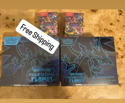 Phantasmal Flames Pokemon Center Elite Trainer Box ETB, etb, 2x booster bundle - Image 1