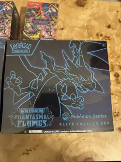 Phantasmal Flames Pokemon Center Elite Trainer Box ETB, etb, 2x booster bundle - Image 2