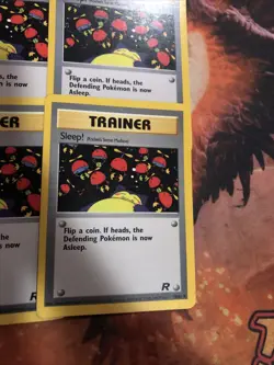 Pokemon TCG Sleep! Rocket's Secret Machine 79/82 Team Rocket LP X4 - Image 2