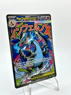 Mega Charizard X ex Full Art Black Star Promo 023 - Pokemon Phantasmal Flames - Image 4
