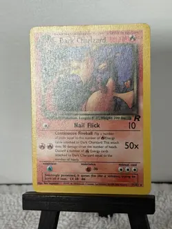 2000 Pokemon TCG Team Rocket Dark Charizard Rare Non Holo 21/82 WOTC Vintage - Image 2