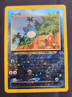 Pokemon TCG Marill Southern Islands 11/18 Reverse Holo HP - Image 3