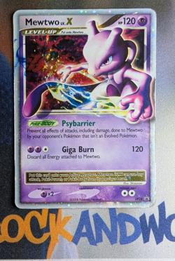 Mewtwo LV. X DP28 Pokemon Diamond And Pearl Ultra Rare Promo MP/HP - Image 3