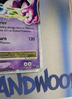 Mewtwo LV. X DP28 Pokemon Diamond And Pearl Ultra Rare Promo MP/HP - Image 4