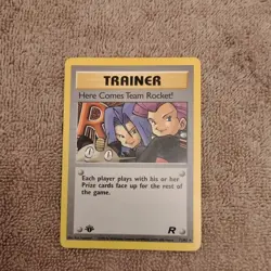 Pokemon Tcg Here Comes Team Rocket [1st Edition] #71 Pokemon Team Rocket LP - Image 4