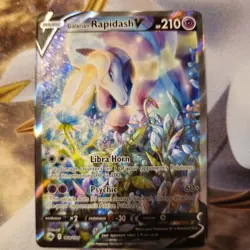 Galarian Rapidash V Alternate Full Art 168/198 Near Mint Swsh06 Pokemon Tcg - Image 1