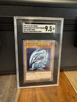 Blue-Eyes White Dragon 2018-JPP01 World Championship Series Yugioh SGC 9.5 - Image 1