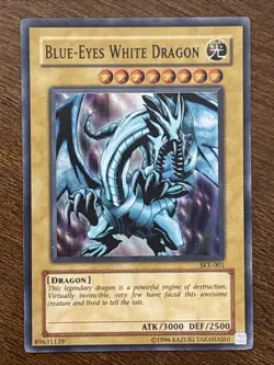 Blue-Eyes White Dragon SKE-001 Kaiba Evolution Unlimited Edition Super Rare LP - Image 1