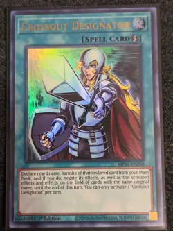Yugioh Crossout Designator MP21-EN258 Ultra Rare 1st Edition NM - Image 1